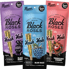 Collection image for: BLACK ROSES-PREROLLS