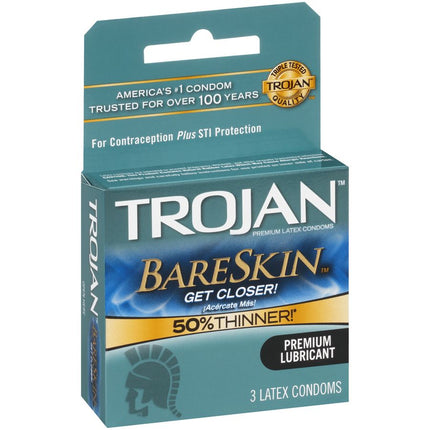 TROJAN BARESKIN GREY 6 - 3 PK