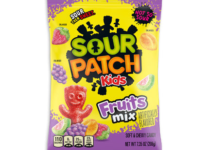 SOUR PATCH KIDS 7.35oZ CHEWY CANDY FRUITS MIX 1COUNT