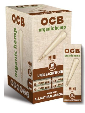 OCB ORGANIC HEMP CONE MINI 10PACK