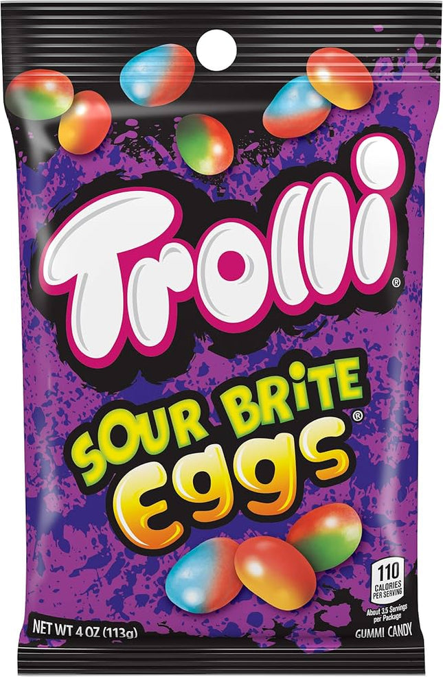 TROLLI 4oZ SOUR BRITE EGGS 1COUNT
