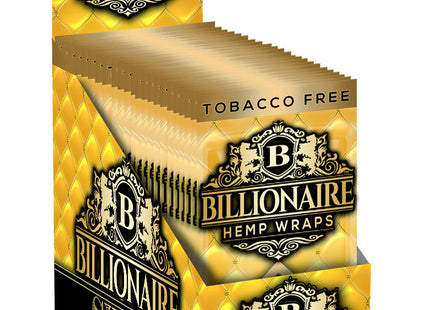 BILLIONAIRE 2PK HEMP WRAPS  25COUNT