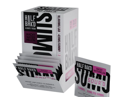 HALF BAK'D SUMO SOURD 2PK GUMMIES  30PACKS
