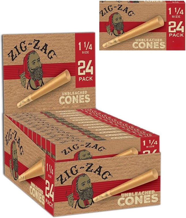 ZIG ZAG CONES 1 1/4 SIZE - 24PK