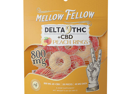 MF D9 GUMMIES PEACH 800MG 20CT
