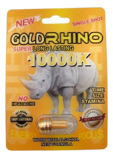 GOLD RHINO 10000K SINGLE PILL 24 COUNT