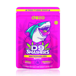 DOZO D9 SMASHERS GUMMIES 10000MG POUCH 5 PACK