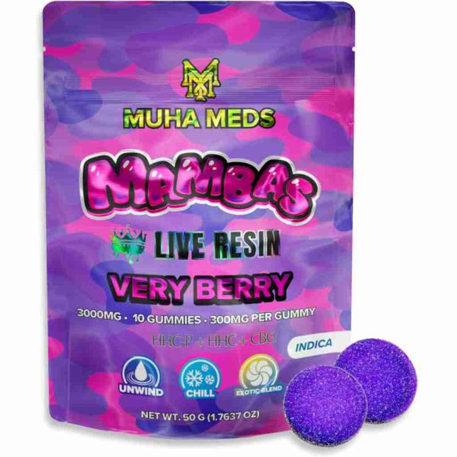 MUHA GUMMIES VERY BERRY 10PK