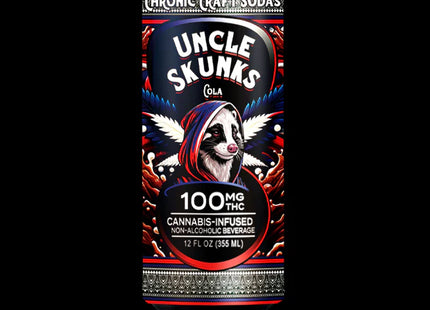 UNCLE SKUNKS 100MG CRAFT SODA 12 FL OZ  24COUNT