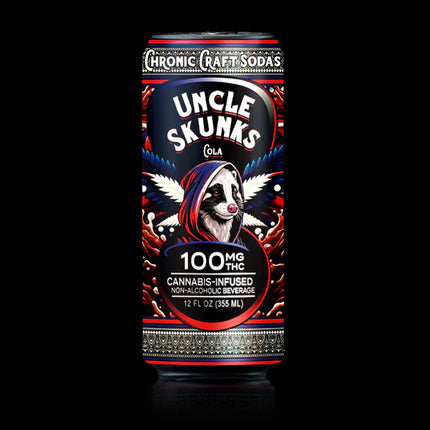 UNCLE SKUNKS 100MG CRAFT SODA 12 FL OZ - COLA