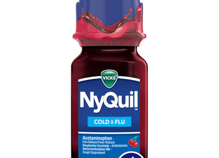 NYQUIL COLD & FLU SYRUP 4oZ 4PACK