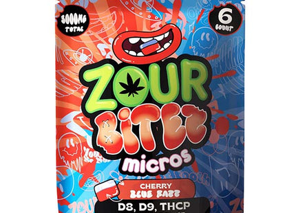 ZOUR BITEZ MICROS 500MG 6PK GUMMIES  30COUNT