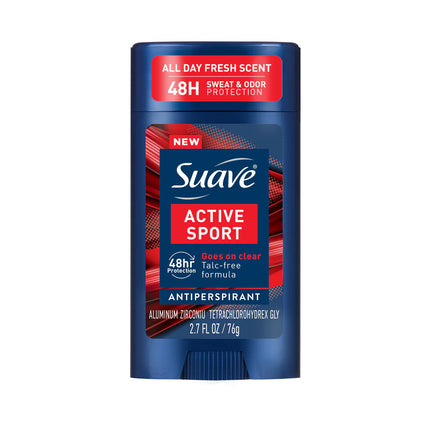 SUAVE MEN DS ACTIVE SPORT 2.7 OZ - 6 PK