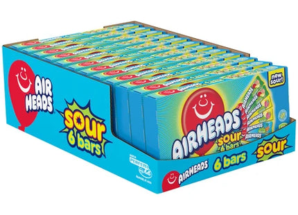 AIR HEADS SOUR 6BARS 3.3oZ THEATER BOX ASSORTED FLAVORS 12COUNT