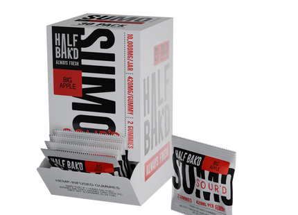 HALF BAK'D SUMO SOURD 2PK GUMMIES  30PACKS