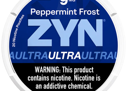 ZYN ULTRA 9MG NICOTINE POUCHES  5PACK