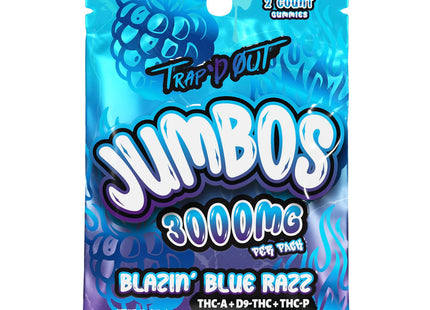 HIXOTIC TRAP'D OUT JEFFREY 2PK JUMBOS 3000MG GUMMIES 15PACKS
