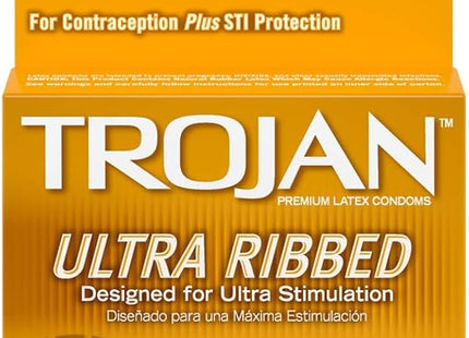 TROJAN RIBBER BROWN 6 - 3 PK