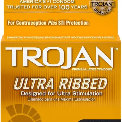TROJAN RIBBER BROWN 6 - 3 PK