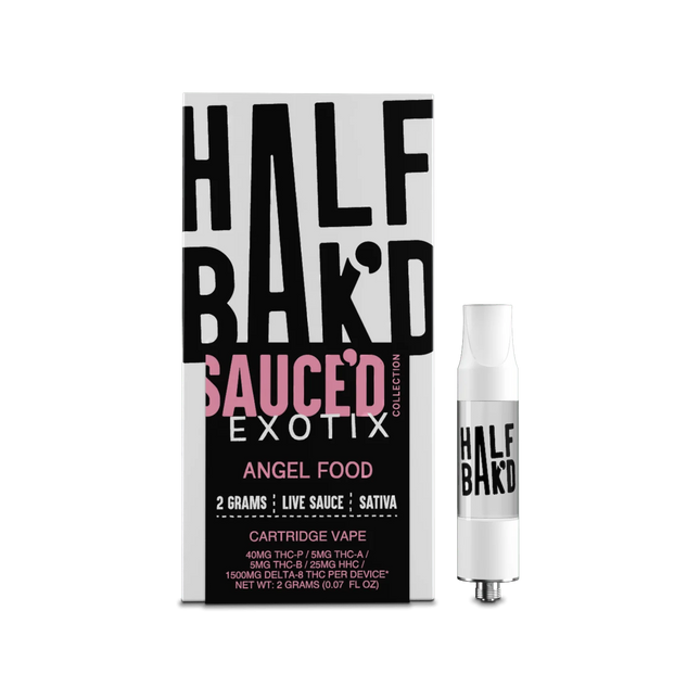HALF BAK'D EXOTIC SAUC'D 2G CARTRIDGE 5PACK