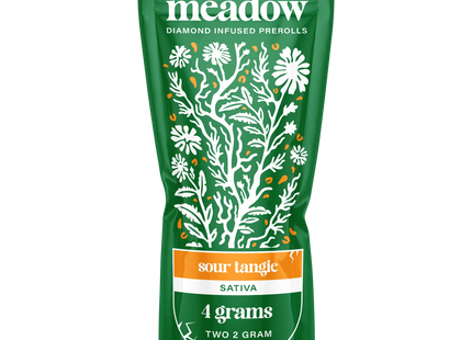 MEADOW 4G  THC-A 4G DUAL DIAMOND INFUSED PRE-ROLLS 12 PACK