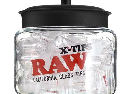 RAW -GLASS SLIM TIPS - 75 COUNT