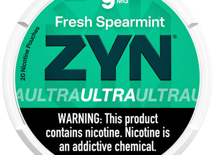 ZYN ULTRA 9MG NICOTINE POUCHES  5PACK