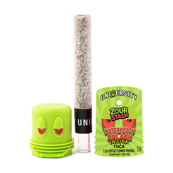 UNIVERSITY x ZOUR STASH 3.5G PRE-ROL WATRMLN SPLASH