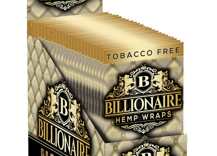 BILLIONAIRE 2PK HEMP WRAPS  25COUNT