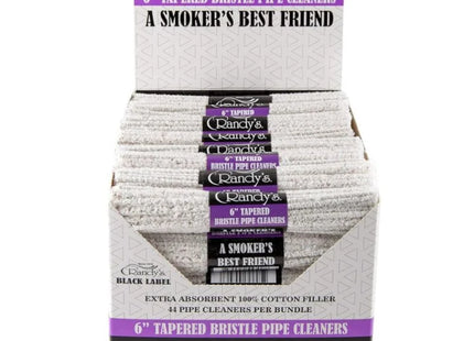 RANDY'S 6" BRISTLE PIPE CLEANERS 48COUNT