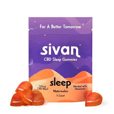 SIVAN NO THC 125MG SLEEP CBD GUMMY WATERMELON 10PACKS
