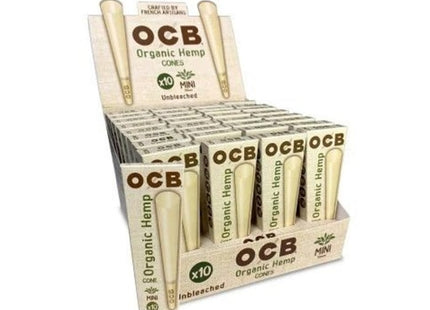 OCB HEMP CONES 70MM - 32X10 PK