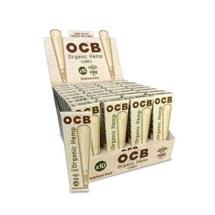 OCB HEMP CONES 70MM - 32X10 PK