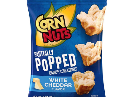 CORN NUTS 3oZ SNACK PARTIALLY POPPED WHITE CHEDDAR FLAVOR 1PACK