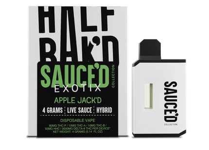 HALF BAK'D 4G EXOTIC SAUCE'D DISPOSABLE 5PACK