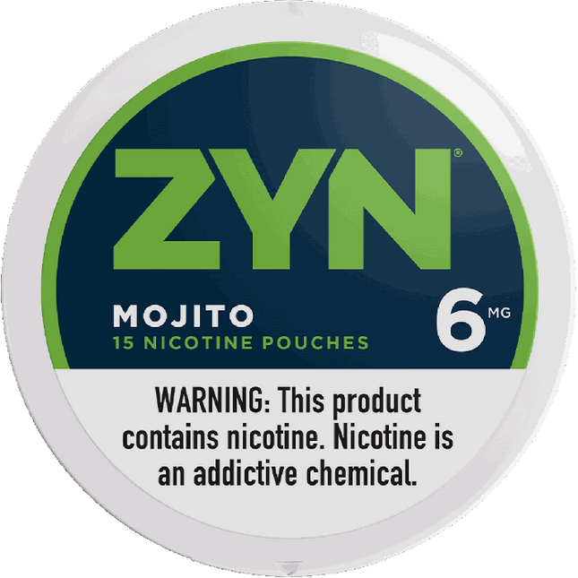 ZYN NICOTINE POUCHES 6MG - MOJITO 5ROLLS