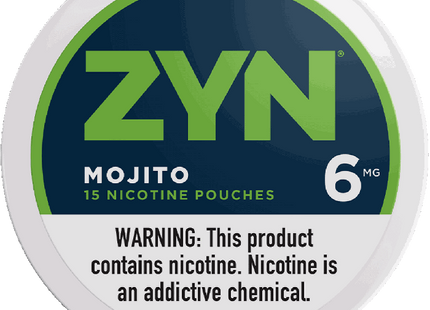 ZYN NICOTINE POUCHES 6MG -  5ROLLS