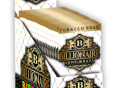 BILLIONAIRE 2PK HEMP WRAPS  25COUNT