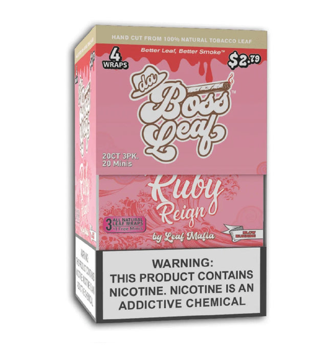 BOSS LEAF 20CT-3PK RUBY REIGN