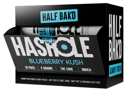 HALF BAK'D 2G HASHOLE PREROLLS 10PK