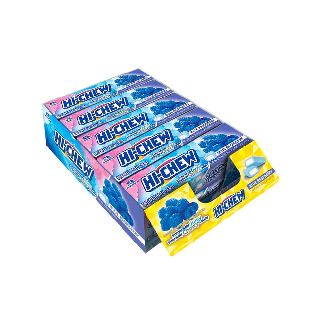 HI-CHEW 1.76oZ CHEWY CANDY BLUE RASPBERRY 15PACKS