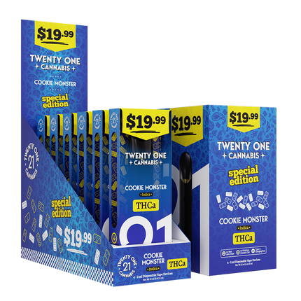 21 2ML DISP COOKIE MONSTER 6PK