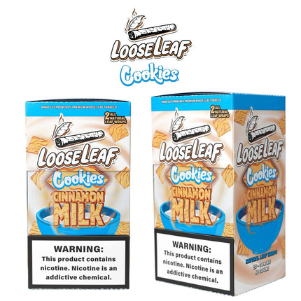 LOOSELEAF 2PK WRAPS COOKIES CINNAMON MILK NON-PRICED 20PACKS