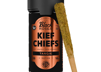 BLACK ROSES 2G KIEF CHIEFS COATED THCA PRE-ROLLS 10COUNT
