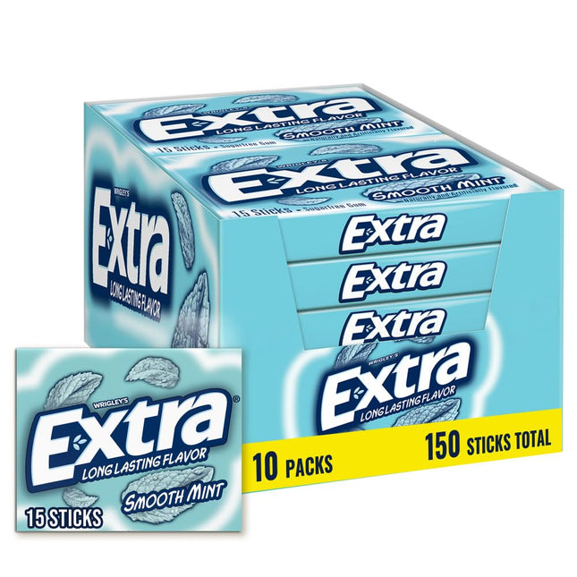 WRIGLEY'S EXTRA SUGARFREE GUM  10PACKS