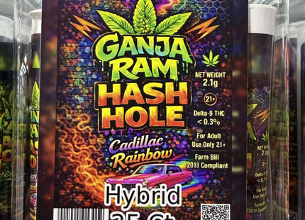 GANJA RAM 2.1G HASH HOLE PRE-ROLL 25 COUNT