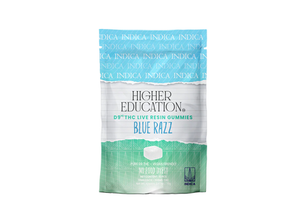 HIGHER EDUCATION D9 LIVE RESIN 100MG GUMMIES  10PACK