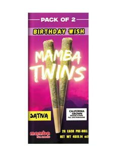 MAMBA TWINS 2 GRAM PRE-ROLL PRE-PRICED $7.99 - 10PACKS
