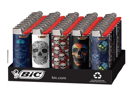 BIC LIGHTER SKULL 50CT