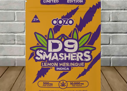 DOZO D9 SMASHERS GUMMIES 10000MG POUCH 5 PACK
